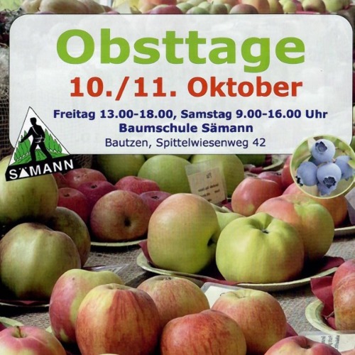 Obsttage in der Baumschule Sämann